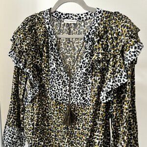 Ulla Johnson Leopard Top - Size 4